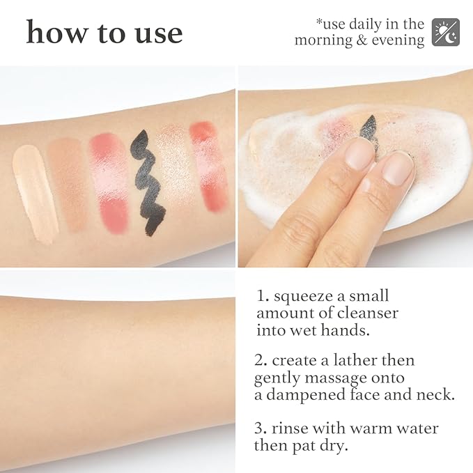 NOONI Face Cleansing - Snowflake Whipping Cleanser | Korean Glass Skin Care, Kbeauty, Facial Wash, Remove Impurities, Purifying, Vegan Whipped Cream, Moisturizing, Sensitive Skin, 5.07 FL Oz