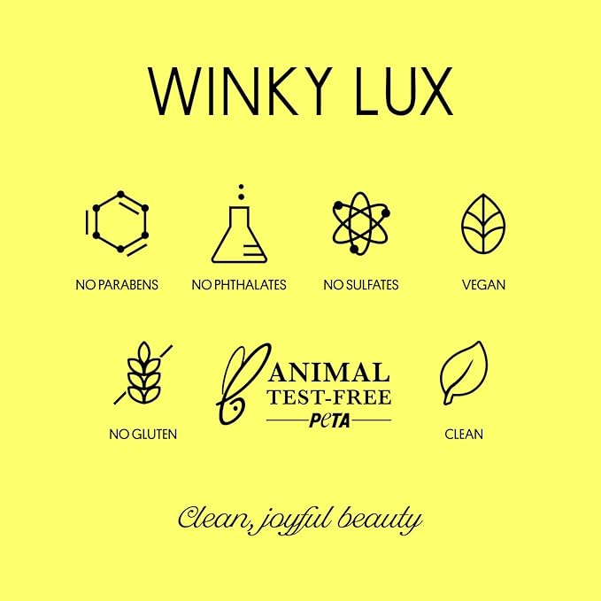 Winky Lux Pink Lemonade Tri-Color Tinted Lip Balm – Lip Care with Jojoba Oil & Vitamin E, Sheer Tint, Juicy Citrus Scent, Softens and Hydrates Dry Lips