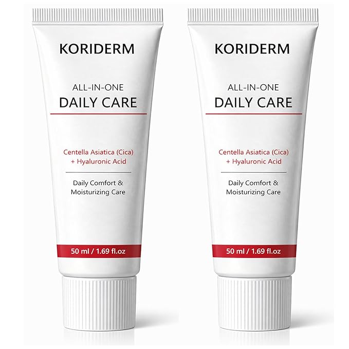 KORIDERM Time Reverse Cream, Daily Moisturizing Face Cream with Centella Asiatica (Cica) & Hyaluronic Acid – Lightweight All-in-One Skin Care for Daily Comfort – 50 mL / 1.69 fl oz (2)
