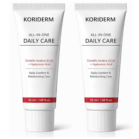 KORIDERM Time Reverse Cream, Daily Moisturizing Face Cream with Centella Asiatica (Cica) & Hyaluronic Acid – Lightweight All-in-One Skin Care for Daily Comfort – 50 mL / 1.69 fl oz (2)