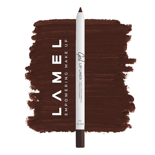 Lamel Waterproof Eyeliner Pencil, Smudge-Proof, Transfer-proof, Long-lasting Colored Eye Liners, Sharpenable, Cruelty-free (414 Intense Brown)