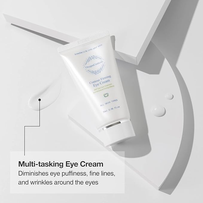 OxygenCeuticals Contour Firming Eye Cream – Hydrating & Firming Eye Cream for Puffiness, Dark Circles, Fine Lines & Wrinkles – Korean Skincare for Delicate Eye Area. 2.36 fl. oz (70ml)