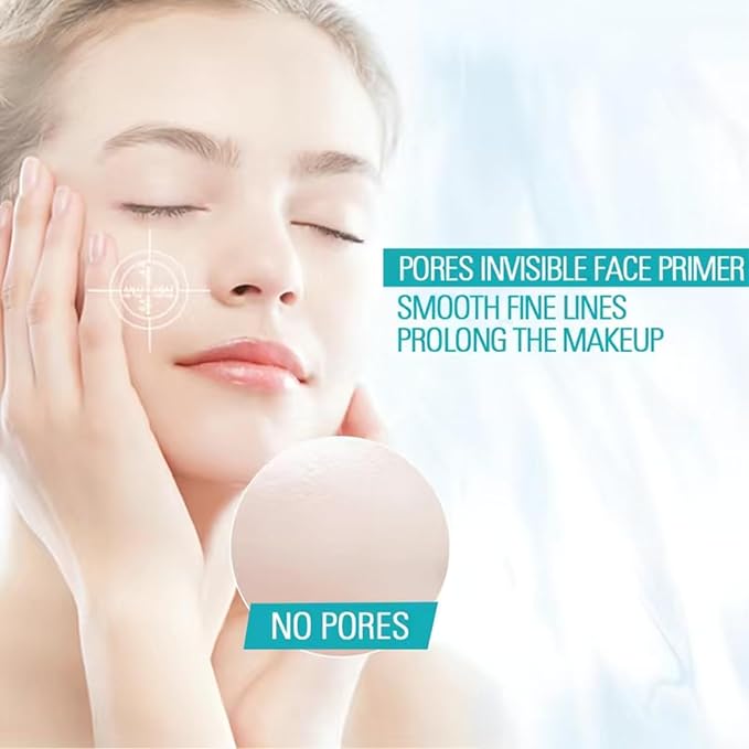 Oil Control Pore Minimizing Face Primer, 20ml Matte Finish Makeup Base with Dimethicone for Smooth Skin, Vegan & Cruelty Free