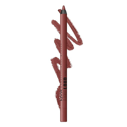 NYX PROFESSIONAL MAKEUP Line Loud Lip Liner, Longwear and Pigmented Lip Pencil with Jojoba Oil & Vitamin E - Too Blessed
