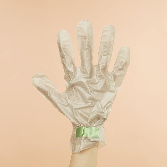 VOESH Collagen Gloves, Vegan Hand Masks, Herb Seed Oil, 3 Pack, Moisturizing Hand Mask, Lotion Gloves, Hydrating Gloves, Hand Care, Spa Manicure Gloves, Dry Hand Treatment