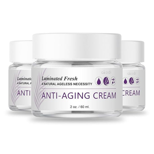 Luminated Fresh - Luminated Fresh Anti-aging Cream - LuminatedFresh Ageless Moisturizing Serum - 3 pack/6 oz