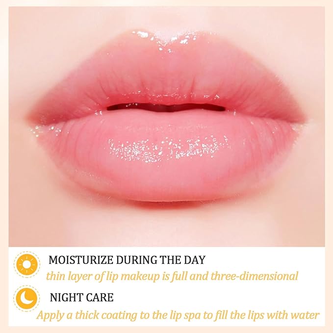 9 PCS Bee Lip Balm Lip Mask Honey Pot, Stocking Stuffers for Women,Honey Lip Balm Bulk Christmas Gifts Lip Sleeping Mask Nourishing Overnight Lip Treatment,Lip Moisturizer Balm Preventing Dry,Cracked