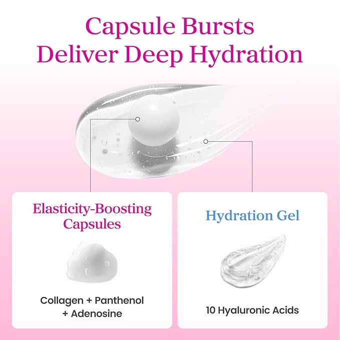 YADAH Collagen Hydra Core Cream – Barrier Repair Capsule Moisturizer with 10 Types of Hyaluronic Acids, 1000ppm Low Molecular Collagen & Ceramide, Deep Hydration for Sensitive Skin, 1.76 oz