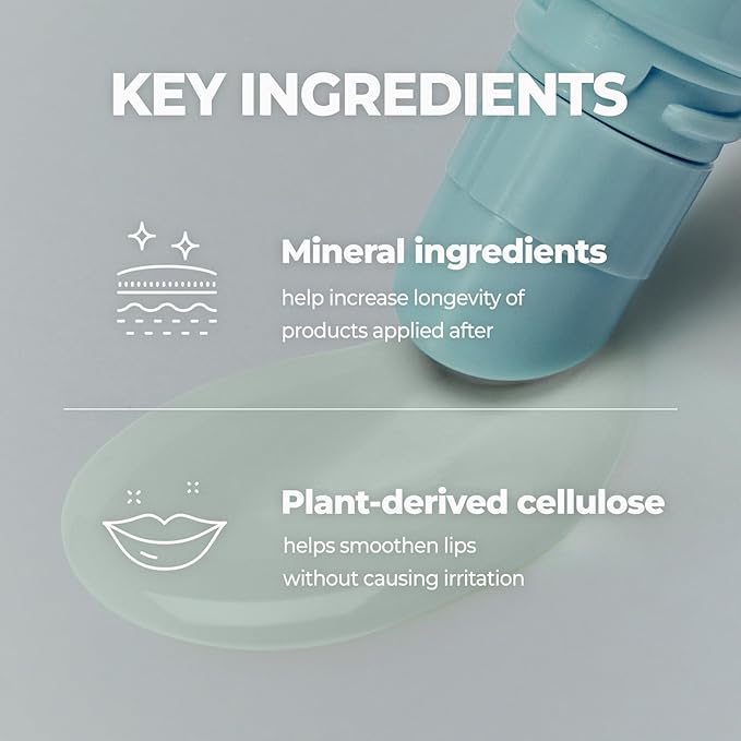 Laka Soothing Prep Lip Mask, 10ml/0.33 fl.oz, Cooling Peel-Off Lip Mask, Jelly tip for Hygienic & Easy Application, Hydrate, Vegan, Lip Care, K-Beauty