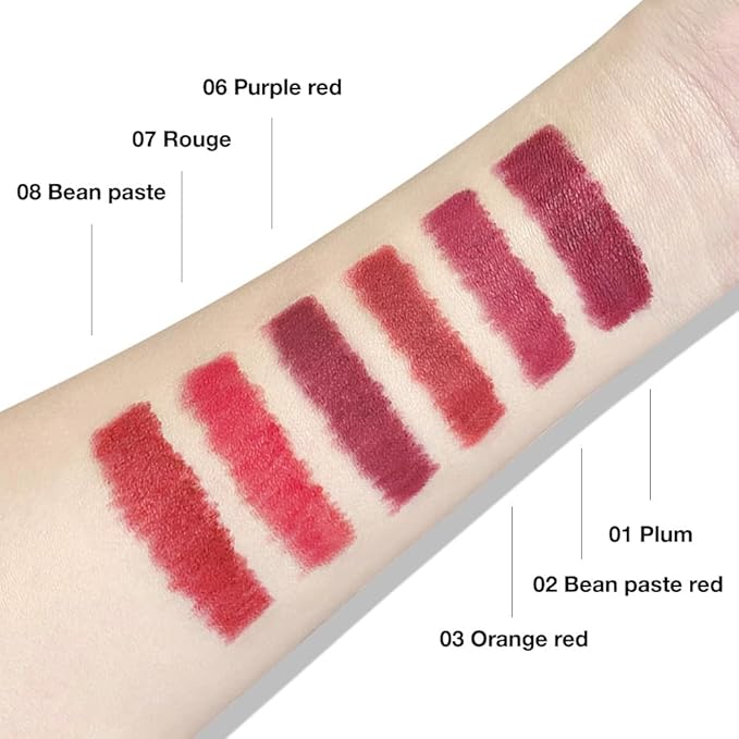 Retractable Lipliner Pencil Waterproof Makeup for Lip Liner and Eye Liner, Smooth and Creamy, Long Lasting Matte Finish, Vegan Beauty, Matte Velvet Pigmented Lip Liner (07#Plum, 1)