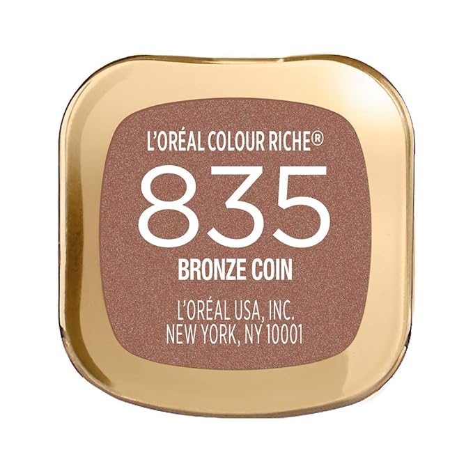 L'Oreal Paris Colour Riche Original Creamy, Hydrating Satin Lipstick with Argan Oil and Vitamin E, Bronze Coin , 1 Count