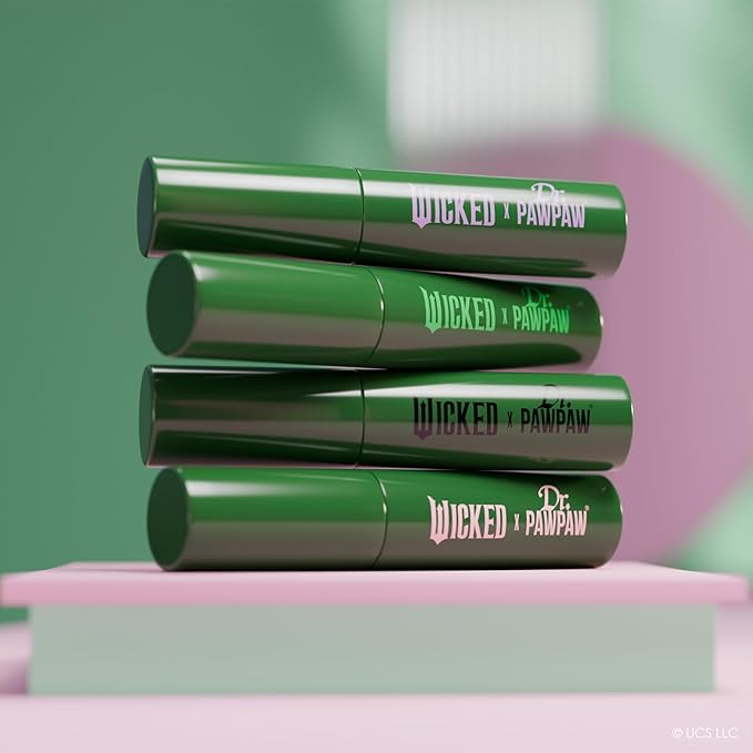 Dr. PawPaw Elphaba Wicked Balm Collection - Natural Lip Balm with Aloe Vera - Gluten Free Lip Moisturizer to Nourish, Soften and Hydrate - 4 pc