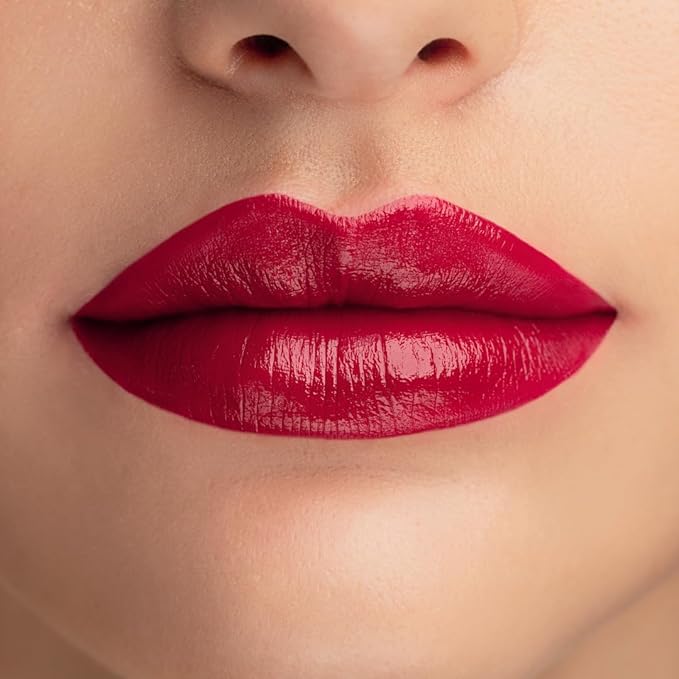 Radiant Professional Advanced Care Lipstick - Ultra Nourishing, Moisturizing Long Lasting Matte Lipstick With Vitamin E- UVA UVB Filters - VELVET (17 RED – CLASSIC TRUE RED)