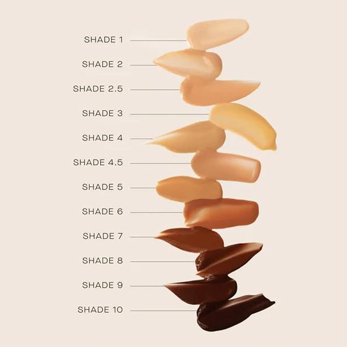 Summer Fridays Sheer Skin Tint - Skin Tint with Hyaluronic Acid - Helps Diminish Uneven Skin Tone - Sheer to Light Coverage - Shade 10 - Rich Deep with Neutral Undertones (1 Fl Oz)