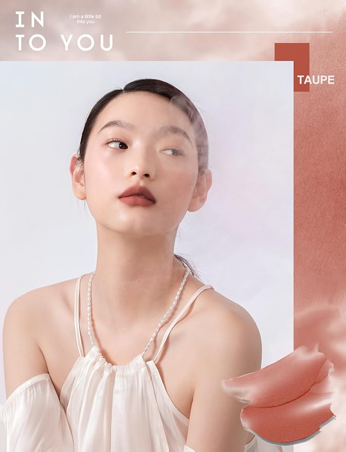 INTO YOU Matte Lipstick (CM07), Long Lasting, Moisturizing, Cloudy Lip Mud, Lipstick for Women