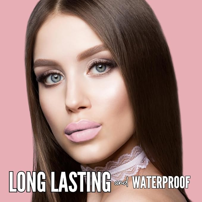 Mynena Light Cool Pink Matte Liquid Lipstick | Long-Lasting Comfort | Smudge-Proof Transfer-Resistant | Full Coverage Non-Drying | Vegan & Cruelty-Free | All-Day Wear Lip Color | Clara