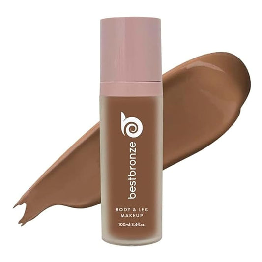 Best Bronze Bombshell Body Makeup - Tattoo Cover Up Makeup & Body Foundation Waterproof - Tattoo Concealer Waterproof for Scars, Varicose Veins Cover Up & Leg Foundation (NC52 Deep Golden)