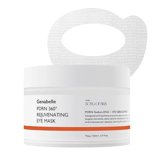 Genabelle PDRN 360° Rejuvenating Eye Mask – Full Eye Area Eye Patches for Hydration, Firming & Elasticity with PDRN & Peptides – Targets Dark Circles, Puffiness & Fine Lines – 3.38 fl oz.