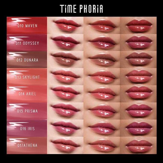 LUNARA FROST 3D LIP GLOSS - Plumping High-Shine Gloss with Hyaluronic Acid | Non-Sticky Glassy Finish | Cooling Sensation | 24H Hydration | Instant Volume Effect (10 MAVEN)