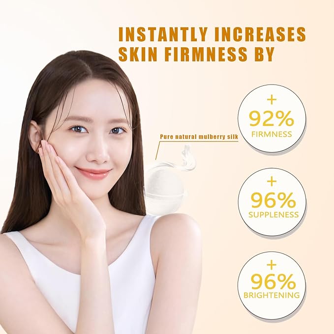 Silk Peptide Intensive Lifting Ampoule | Moisturizes, firms and lifts, Korean anti-aging facial essence, smooths wrinkles, improves elasticity | Christmas gift for women, 50ml/1 ampoule (1pcs)