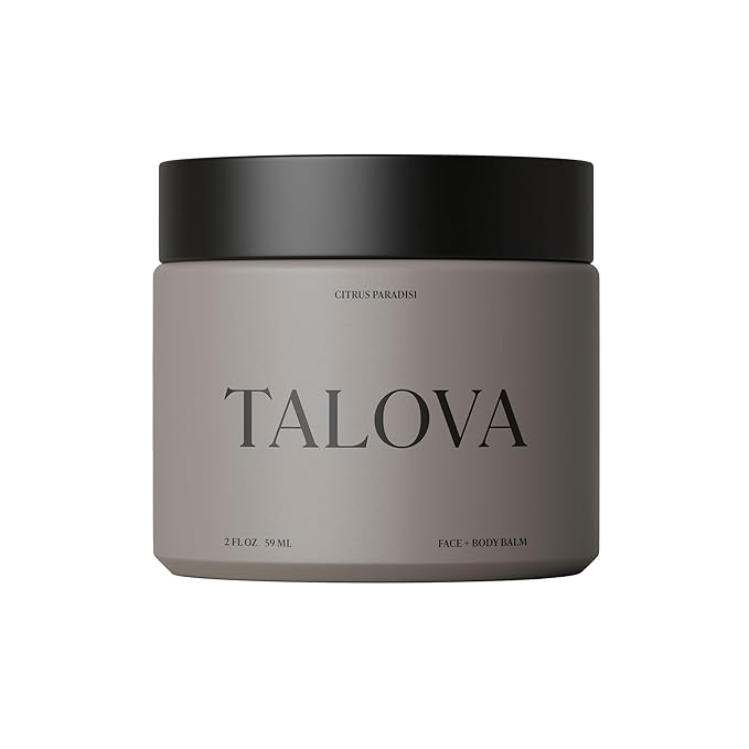 TALOVA - Face + Body Balm, Grass-Fed Tallow Moisturizer for Dry, Cracked, Sensitive Skin with Emu Oil, Natural and Organic Balm with Skin Nourishment, Non-toxic, Made in USA