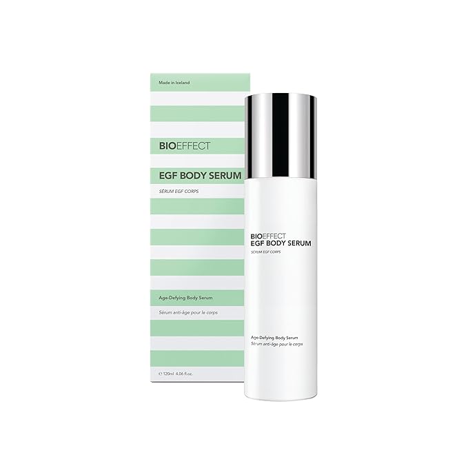 BIOEFFECT EGF Body Serum | Barley-Derived Epidermal Growth Factor + Hyaluronic Acid | Anti-Aging Body Serum for Visibly Smoother, Plumper & Firmer skin, 120 mL / 4.06 oz