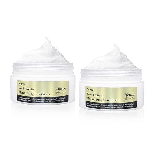 Snail Mucin Cream, Revitalizing Hydrating Moisturizer for All Skin Types, Enriched with Snail Extract for Radiant Smooth Skin, Ideal for Dry and Dull Complexions