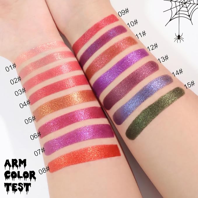 Light Purple Metallic Lipstick for Women,Lightweight Non-Drying Shimmer Frosted Lipsticks,Glitter Lip Gloss Stain Long Lasting Waterproof No Smudge Proof No Transfer 12 Hour,Cruelty-Free Makeup