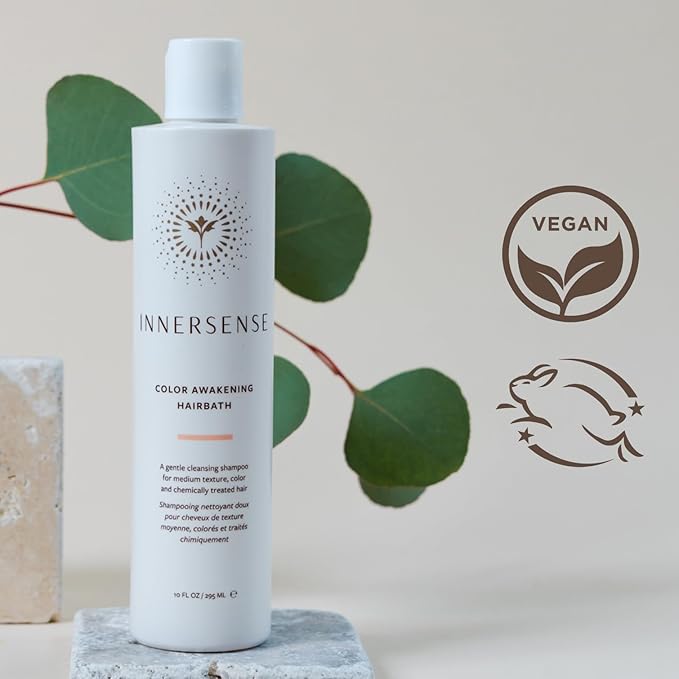 INNERSENSE Organic Beauty - Natural Color Awakening Hairbath Shampoo | Non-Toxic, Cruelty-Free, Clean Haircare (10 fl oz | 296 ml)