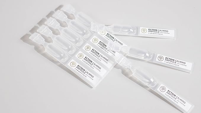tom-tit-tot Ectoin Calming Ampoule - Skin Soothing and Protection, Ectoin and TeeTree-EXO, Korean Premium Skin Care, 0.03 fl oz X 20EA