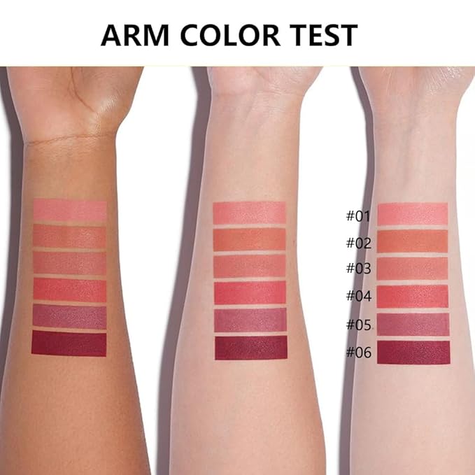 2Pcs Matte Lipstick Crayon Set for Women, 24 Hour Mauve Cherry Red Lipstick Lip Liner Pencil Long Lasting Waterproof Smudge Proof, Neutral lip liner marker Easy Application Full Coverage