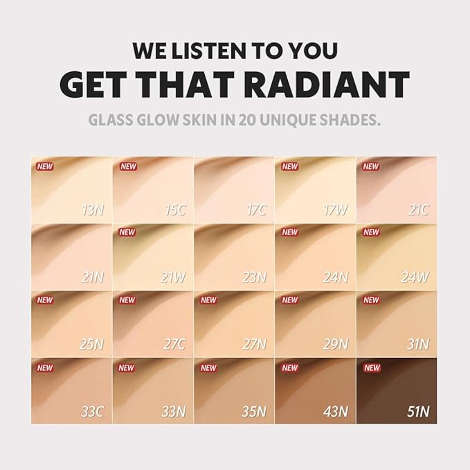 [*Mini Size*] TIRTIR Aura Glow Silver Cushion | Korean Cushion Foundation, (#24N Latte, 0.15 Fl Oz)