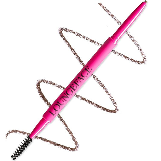 Brow Pencil - Fine Tip, Smooth & Creamy, Long Wearing, Water Resistant - Buildable Looks: Natural to Bold Eyebrows - Vegan & Cruelty Free Women's Beauty, Eyebrow Filler Makeup (Dark Brown)