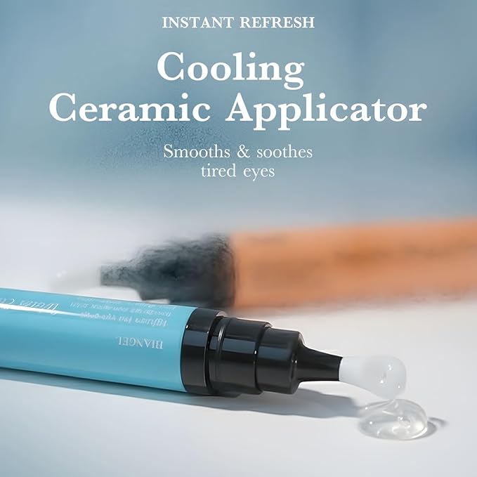 Day & Night Eye Cream Set with Peptides - Cooling Gel for Puffy Eyes + Anti Aging Night Cream for Wrinkles & Crow's Feet - Hydrating Under Eye Care (Valentines Day Gifts for Her)