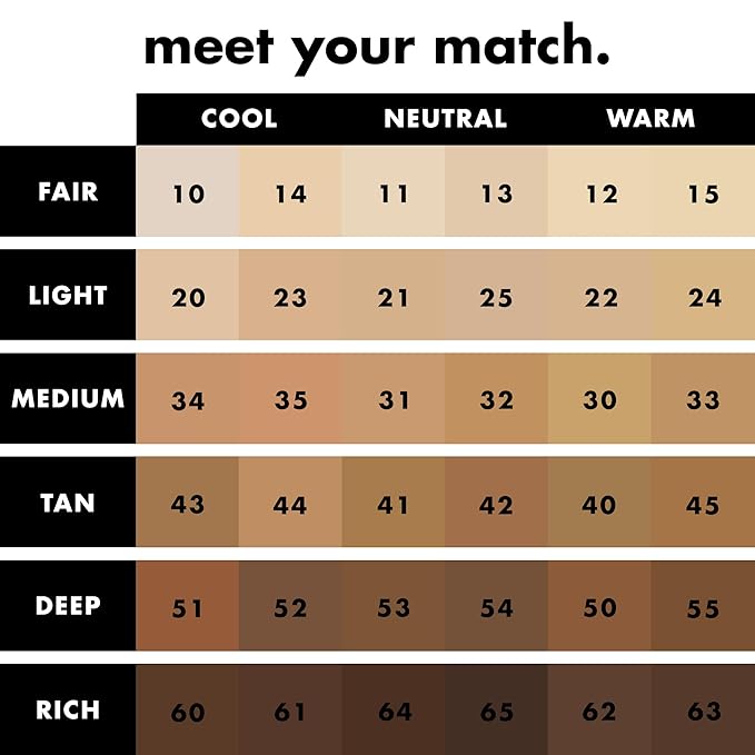 e.l.f. Soft Glam Foundation, Medium Coverage, Long-Lasting & Buildable Foundation For A Smooth, Satin Finish, Vegan & Cruelty-Free, 51 Deep Cool