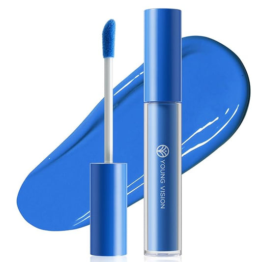 YOUNG VISION Blue Color Correcting Concealer Corrector, Long Lasting Brightening Full Coverage Weightless All-Day Liquid Concealer, Natural Coverage, Ideal for Fair to Light Skin