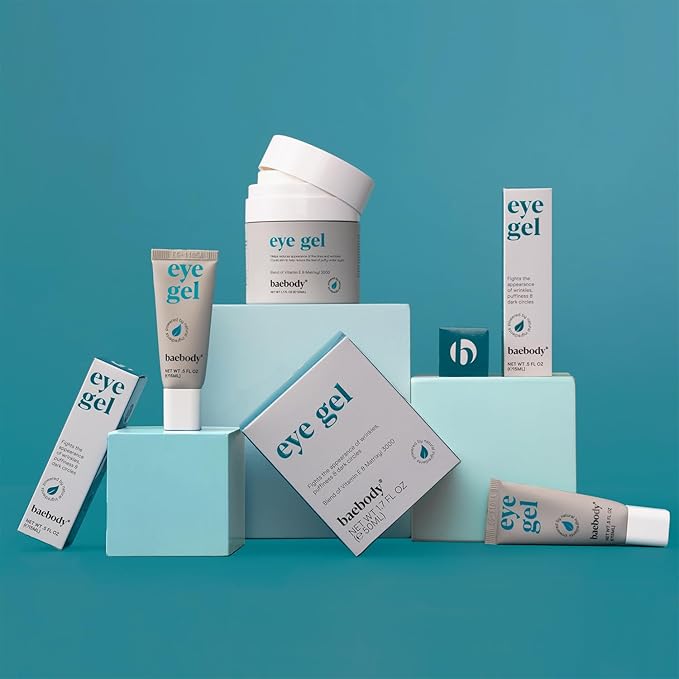 Baebody Under-Eye Gel - Advanced Cooling Under-Eye Cream For Dark Circles and Puffiness - Anti Aging and Hydrating - Beauty Gifts for Women (50 ml/1.7 fl oz)