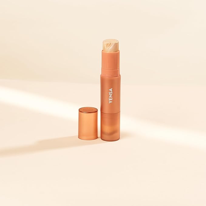 YENSA Super Serum Silk Tinted Foundation Stick - Full Coverage Skin Tint Stick Foundation - Enriched with Vitamin C, Bakuchiol & Ferulic Acid to Brighten & Even Skin Tone - Medium 1 (0.35 oz)
