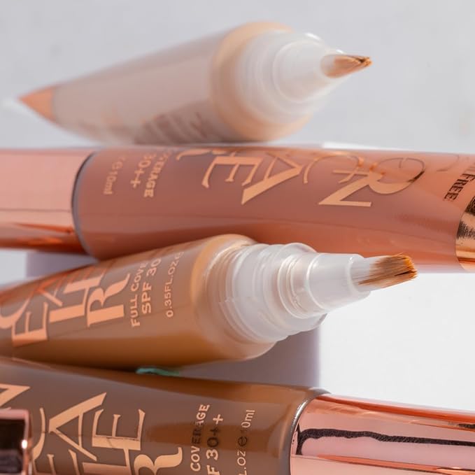 Beauty Hide and Chic Liquid Concealer – Mocha (HC-11) – Full Coverage, Matte Finish, Long Wear, Lightweight, SPF 30++, Cruelty-Free & Vegan – 0.35 fl oz / 10 ml,pack of 1