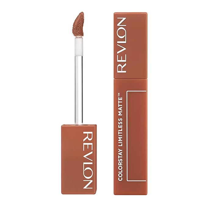 Revlon ColorStay Limitless Matte Liquid Lipstick, Vegan Formula, No-Budge, Longwear Lip Color, Long Lasting, Lightweight/Comfortable, Waterproof, 003 Upper Hand, 0.17 fl oz