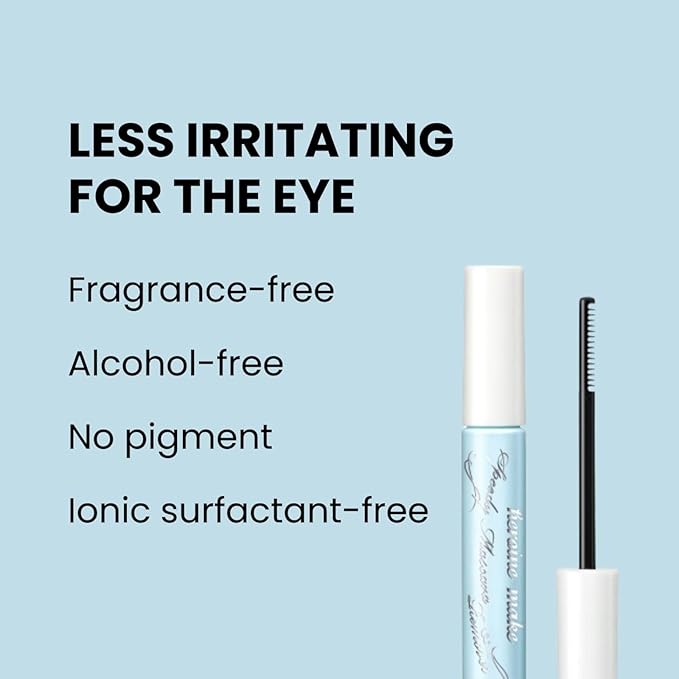 HEROINE MAKE by KISSME Waterproof Mascara Black | Volume and Length by Defining Fiber for Long and Curl Eye Makeup for Women + Gentle Mascara Remover Oil Free, Made in Japan, 2 Set