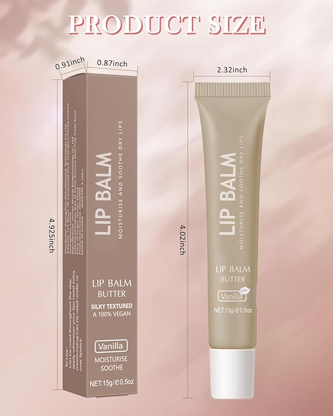 Lip Balm Butter Brown Sugar, Hydrating Tinted Butter Lip Gloss,Clear Lip Mask Lip Care Moisturizer,Smooth Lip Treatment,Non-Sticky Jelly Glow Reviver Lip Oil,Christmas Makeup Gift for Women-03