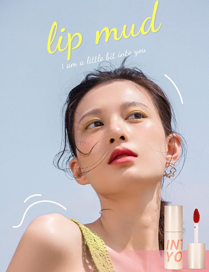 INTO YOU Matte Lipstick, Super Stay, Long Lasting Waterproof, Soft Lightweight Smooth Lip Clay Mousse, Dual-Use For Lips And Cheek, Red (W1)