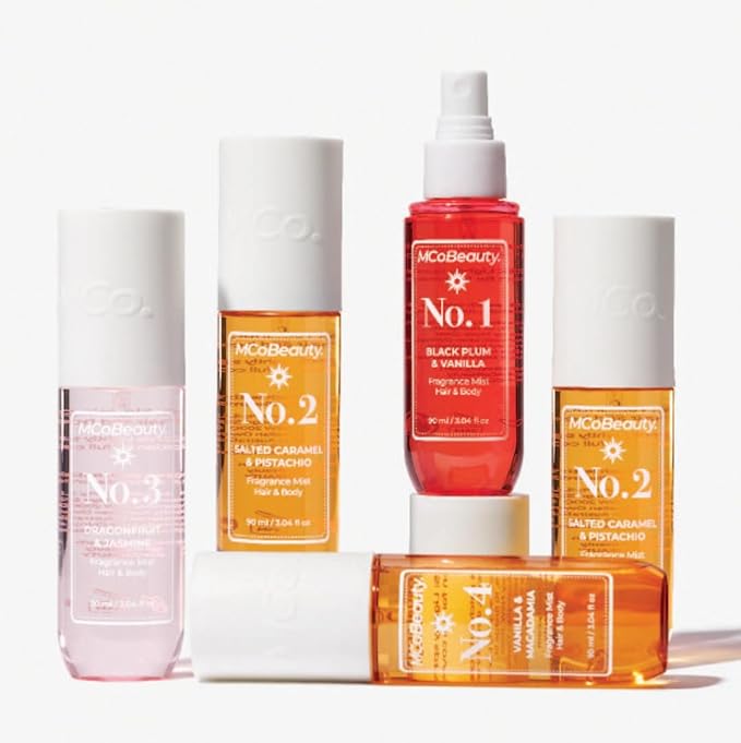 MCoBeauty - Fragrance Mist No.3 - Light Body Mist and Hair Perfume with Sweet Blossom, Dragon Fruit and Lychee - Gifts for Women, Feminine Spray, Self Care Gifts for Women - 90ml Bottle
