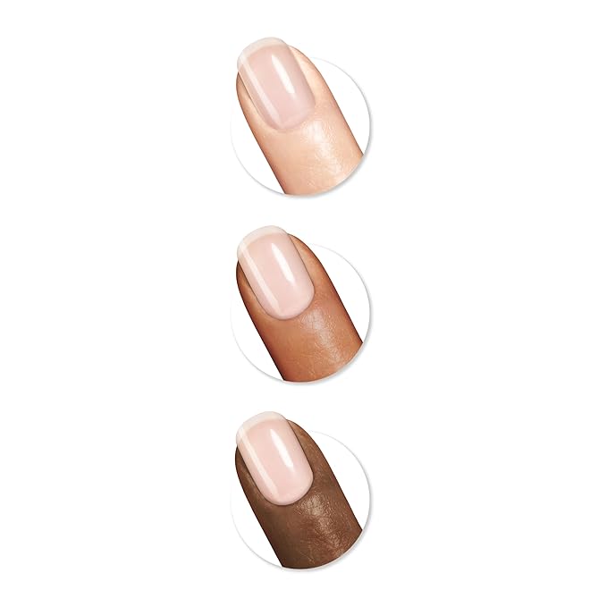 Sally Hansen Color Therapy Strengthening Top Coat | Argan Oil, Long Lasting, Healthy Nails, Nail Strengenther, Sheer, Clear Nail Polish