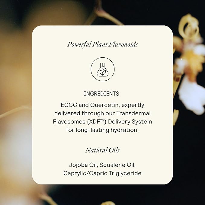 EQ Daily Moisturizer - EGCG + Quercetin - Hydrating Face Cream - For Dry Skin, Redness & Blemishes - With Jojoba & Squalene Oil - Lightweight Plant-Based Formula - 1.69 fl oz
