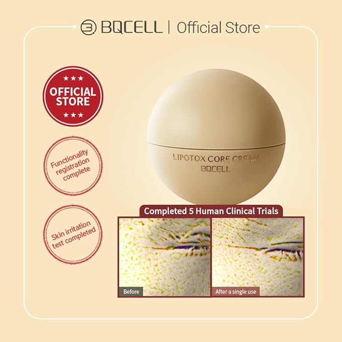 Lipotox Core Cream 50g | Anti-Aging Moisturizer with Stem Cell Extract for Firming & Wrinkles | K-Beauty Skincare Made in Korea