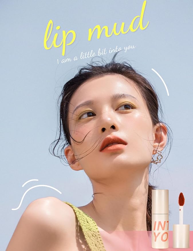 INTO YOU Matte Lipstick, Super Stay Lipstick for Women, Lip Stain Long Lasting Waterproof, Lip Mud Soft Lightweight, Smooth Lip Clay Mousse, Dual-Use For Lips And Cheek, Nude Lipstick (W7)