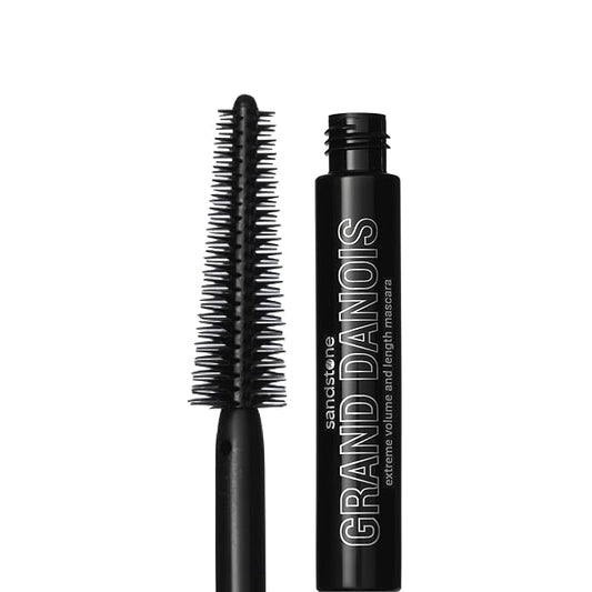 Sandstone Scandinavia Hypoallergenic Mascara Sensitive Eyes - Smudge-Proof, Sweatproof, Lengthening for Maximum Volume and Length - Vegan, Non Toxic ingredients (Brown, 9 ml)