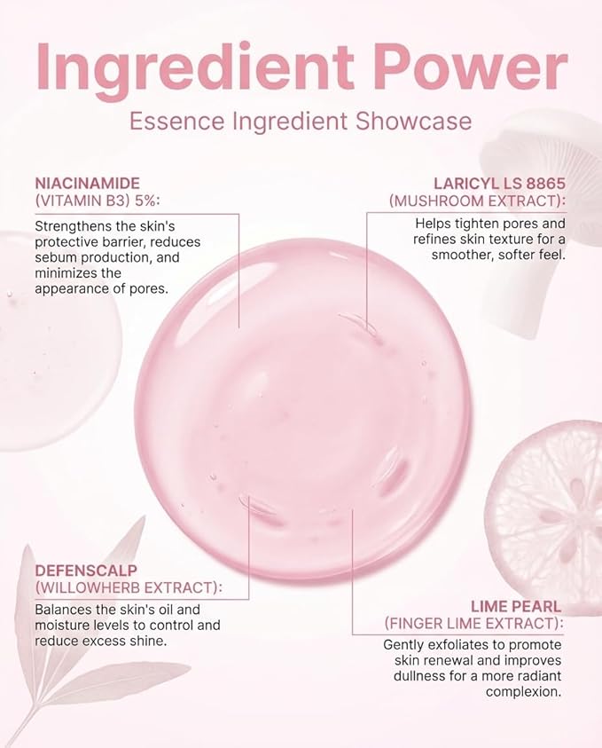 Niacinamide 5% Pore Refining Serum - Minimizes Pores & Controls Oil for Oily & Sensitive Skin - Gentle, Non-Sticky Facial Skincare - 1 Fl Oz / 30ml